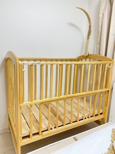 カトージ ベビーベッド ハイポジション