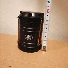 キャンプ CAMP 防災 伸縮ランタン 小型　単３電池×３本利用の画像