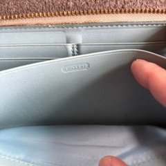 コーチ長財布、保存袋付きの画像