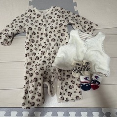 新生児カバーオール5点セットの画像