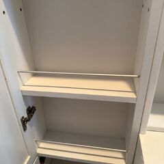 ☆白いドレッサー 椅子付き！収納たっぷり☆の画像