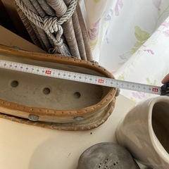 陶器の植木鉢の画像
