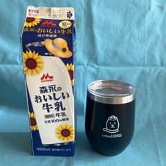 【差し上げます】未使用品　ステンレスタンブラーの画像