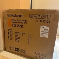 【新品】Roland電子ドラム　TD-27 SC-S　　の画像