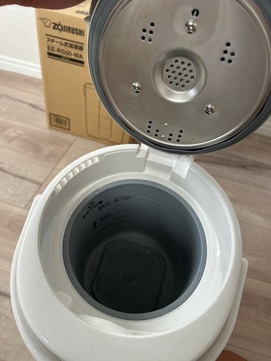 象印 ZOJIRUSHI スチーム式加湿器 EE-RS50-WA
