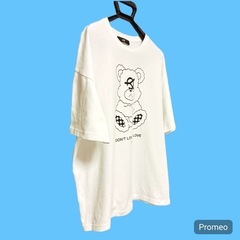 ✨美品✨ OY 韓国ブランド クマ 白Tシャツ XLサイズ 人気の画像