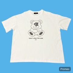✨美品✨ OY 韓国ブランド クマ 白Tシャツ XLサイズ 人気の画像