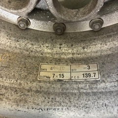 Weds マッドマスター 15インチ　アルミホイールの画像