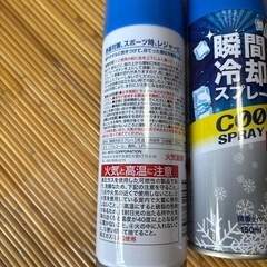 瞬間冷却スプレー　新品２本の画像