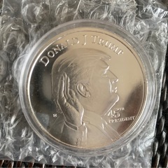 ドナルド・トランプ大統領1オンス銀貨の画像