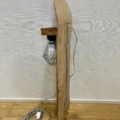 スケートボード板リメイク 照明＆コンセント付き インテリアライト ハンドメイドの画像