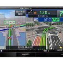 楽ナビ カロッツェリア メモリーナビ パイオニア　SDナビ　ステアリングリモコン対応　TV（ワンセグ） 新品バックカメラ付きの画像