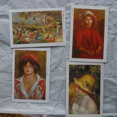 永谷園　名画カード　ルノワール　カード　16枚の画像