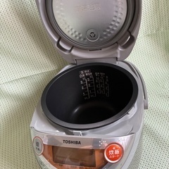 炊飯器（３合炊き）TOSHIBA製　非対面でのお渡しの画像