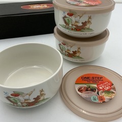 ウッディライフ　陶器容器蓋付き　3個セットの画像