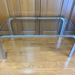 美品 ガラステーブル　センターテーブル ②の画像