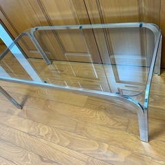 美品 ガラステーブル　センターテーブル ②の画像