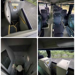 いすゞ ガーラ バス ディーセル リアエンジン平成26年式30人乗り 6速MT 群馬発 トイレ付き 実走行79万㌔の画像