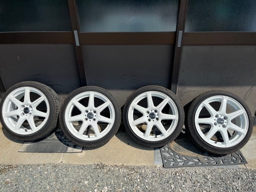 WORK エモーションT7R ホワイト　16インチ6.5J 100 4H 165/50R16 4本セット
