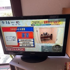 32インチ液晶テレビ Panasonic TH-L32X2 ※画面に線入るの画像