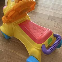 フィッシャープライス　ライオン　手押し車　乗り物の画像