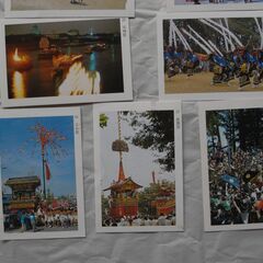 永谷園　名画カード　日本の祭　カード　16枚の画像
