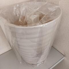 カ　陶器鉢 植木鉢 胡蝶蘭鉢 美品の画像