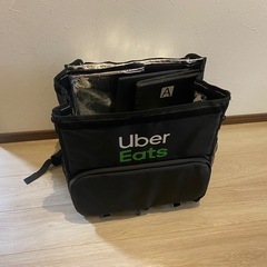 Uber eats 配達用保冷バッグの画像