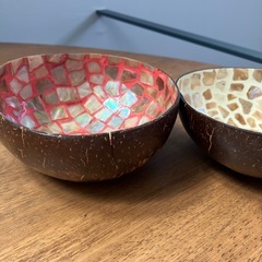 ココナッツの器
の画像