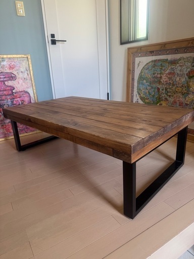 無垢材センターテーブル