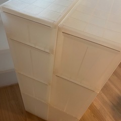 無印良品　収納ケース3個　幅18✖️奥行40✖️高さ79の画像