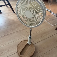 折りたたみ式扇風機の画像