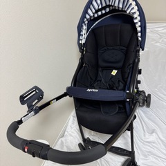 【美品】ベビーカー Aprica カルーンエアー A型　軽量 両対面タイプ の画像