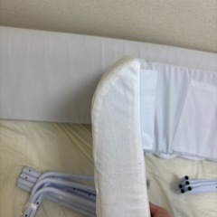【中古】クッションベッドガード　1.5mと2m  洗えるカバー付きの画像