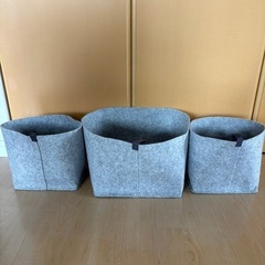 フェルトバスケットセットの画像