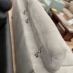 ★ジモティ割引あり★【リユースのサカイ野々市店】ソファー 2人用 グレー W(幅)180×D(奥行き)90×H(高さ)95cm ※クリーニング済みの画像