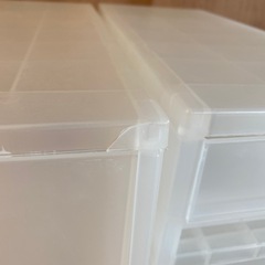 無印良品　収納ケース3個　幅18✖️奥行40✖️高さ79の画像