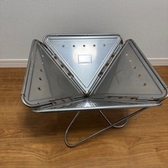 【未使用】スノーピーク 焚き火台 Lスターターセット＋焼き網Pro L＋火ばさみの画像