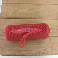 2回使用ワイヤレススピーカー、JBL製。 赤の画像