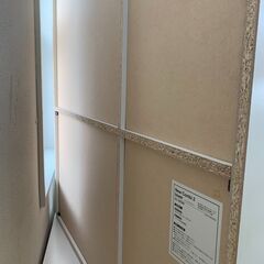 【展示品・未使用品】ディスプレイ収納ラック フラップ扉付き スッキリ収納 2個組💳自社配送時🌟代引き可💳※現金、クレジット、スマホ決済対応※【送料に設置込】の画像