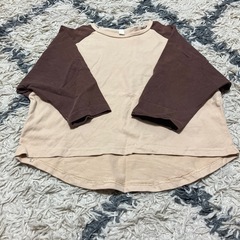 【募集中】韓国子ども服　長袖ラグランカットソー 2枚セットの画像