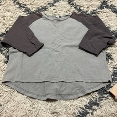 【募集中】韓国子ども服　長袖ラグランカットソー 2枚セットの画像