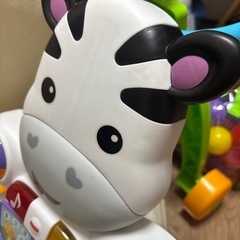 フィッシャープライス(fisher price) おして! しまうまくんのバイリンガル・ウォーカー　歩行器　ベビー　おもちゃの画像