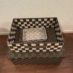 【美品】収納ボックス 大中小　3個セット　の画像