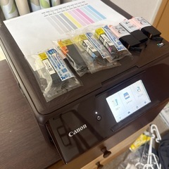 canon プリンター　インク付き　
