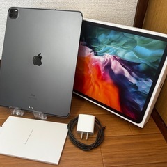 iPad Pro 12.9インチ (第4世代) 256GB Space Gray (黒・スペースグレイ) Wi-Fi + Cellular SIMフリー の画像