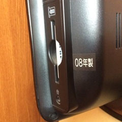 【譲ります】2008年製TOSHIBA REGZA 22AV550の画像