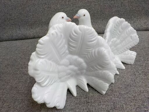 リヤドロ 1169 つがいの鳩 LLADRO 元箱付き 磁器 幅19×奥行15×高さ12cm スペイン インテリア雑貨 フィギュリン 