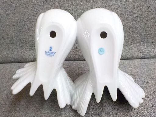 リヤドロ 1169 つがいの鳩 LLADRO 元箱付き 磁器 幅19×奥行15×高さ12cm スペイン インテリア雑貨 フィギュリン 