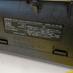 0817-151 ラジカセ　※ACコード欠品　電池動作の画像